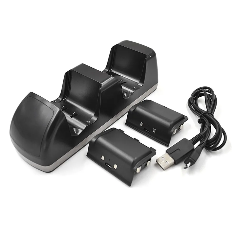 

Universal Rapid Charging Dock Controller Charging Station + 2PCS Rechargeable Battery Packs for XBOX ONE