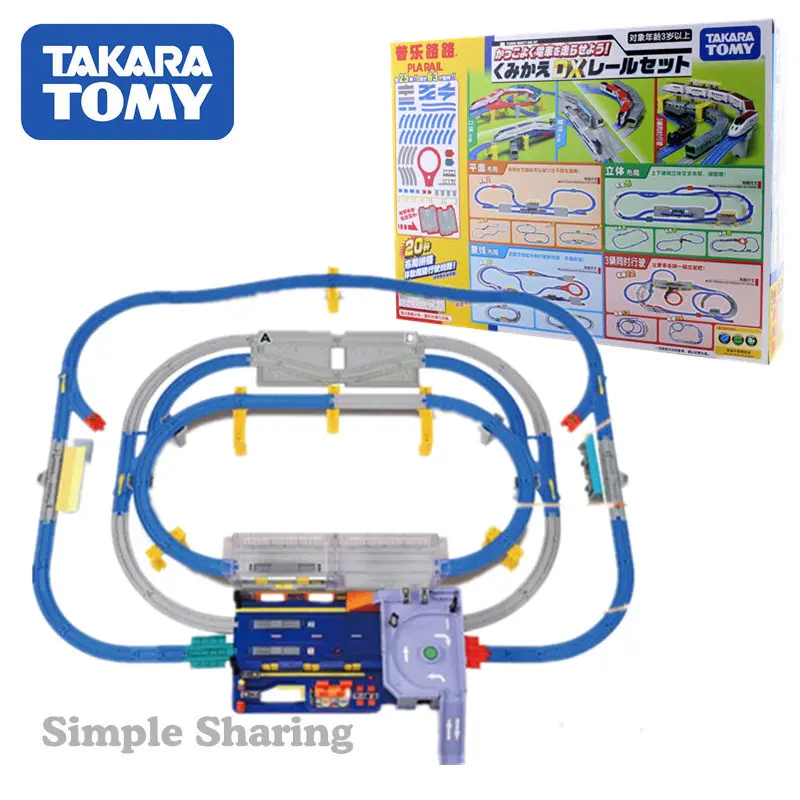 Такара Tomy Plarail отпустите поезд! Набор направляющих DX Recombination Action 63 шт