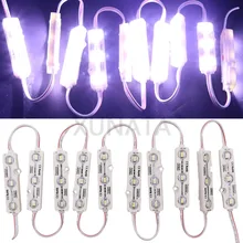 30 шт./50 шт. IP68 Водонепроницаемые samsung 5630 SMD 160 градусов Светодиодные модули DC12V 1,2 Вт 3 светодиода задние фонари светодиодные модули освещение