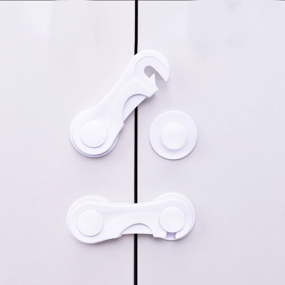 5pcs/more Multifunctional Baby Safety Locks Anti-clutch Drawer Cabinet Door Open Child Safety Lock Care Protect Your Baby Safety