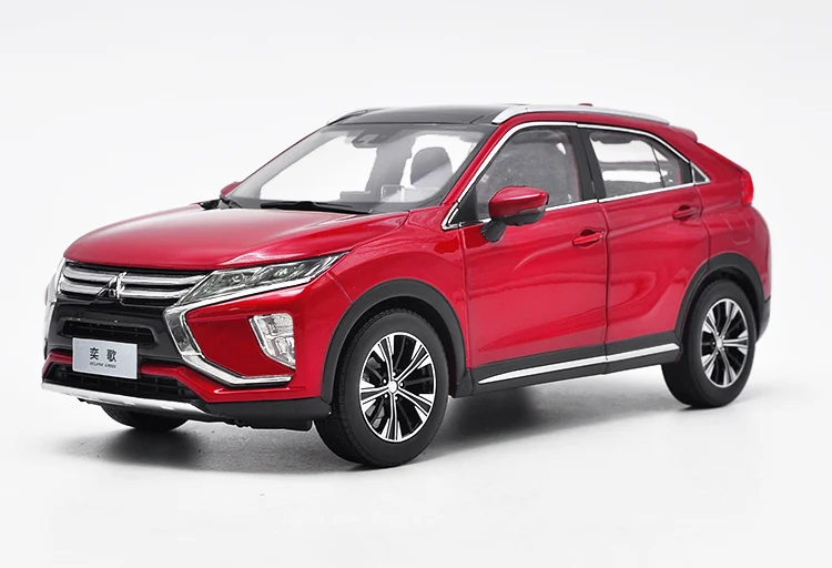 1:18 литая модель для Mitsubishi ECLIPSE CROSS красный внедорожник игрушечный автомобиль миниатюрная Коллекция подарков