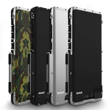 Luxury Aluminum Metal Flip Case For Samsung Galaxy Note 8 7 5 4 3 Case Armor Cover Full Heavy Duty Protection Phone Accessories