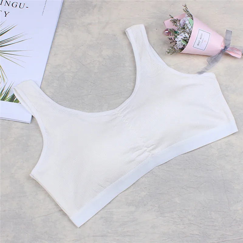Girls cotton bra 2019 summer new Kids Girls Underwear Bra Vest Children Underclothes Sport Undies Clothes #4M08 (18)