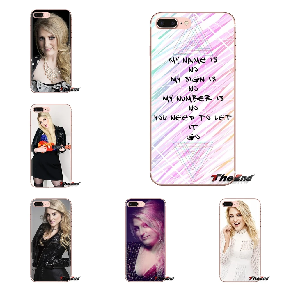 Прозрачный ТПУ чехол для Samsung Galaxy A3 A5 A7 A9 A8 Star A6 Plus 2018 2015 2016 2017 Meghan Trainor Pop American singer |