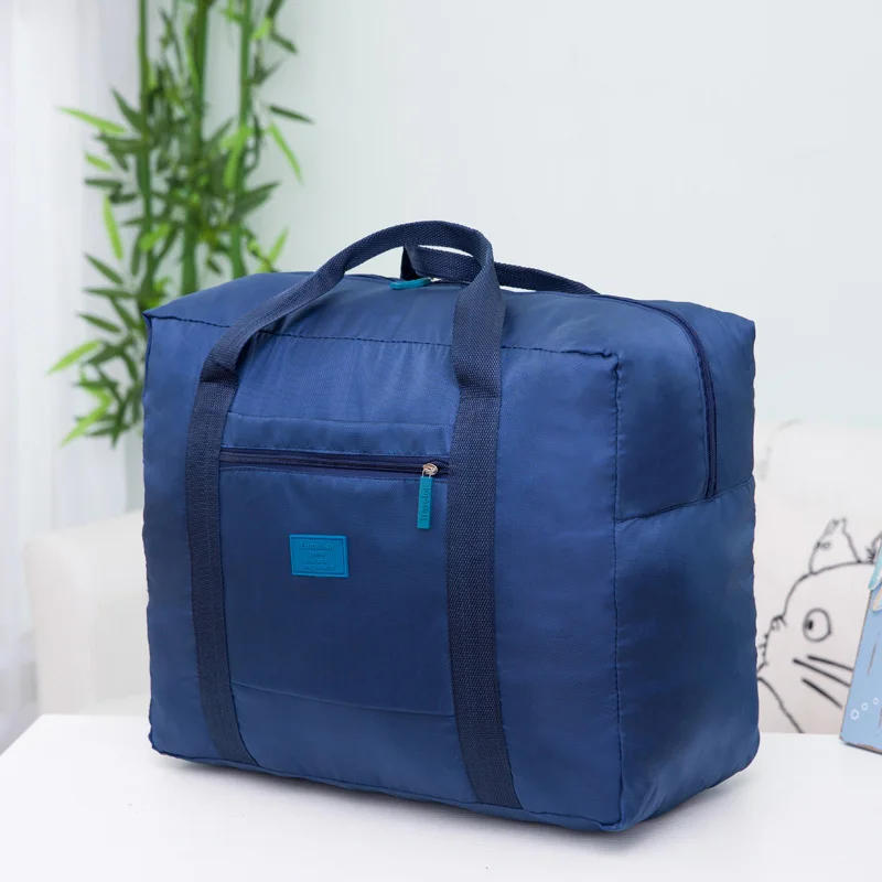 Новинка, модная сумка для путешествий, водонепроницаемая, унисекс, сумки для путешествий, женские сумки для багажа, складные сумки для путешествий, Большая вместительная сумка - Цвет: deepblue