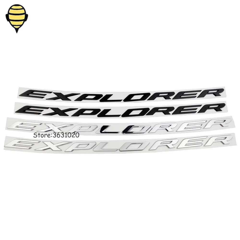 

Metal Car Styling 3D Sticker for Explorer Sticker Auto Trunk Rear Emblem Decal Badge for Ford Explorer Focus Fiesta Mustang Kuga