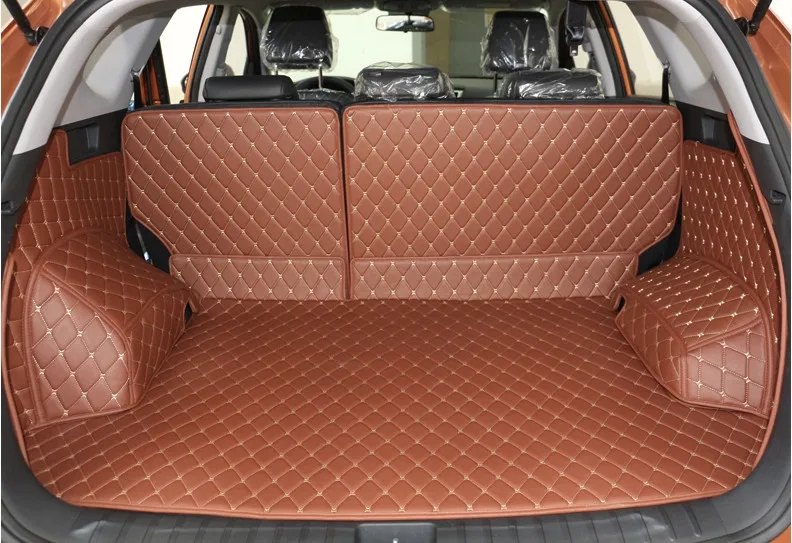 Ковры высокого качества полный набор автомобильных ковриков багажника для hyundai Tucson- прочный водонепроницаемый коврик для багажника