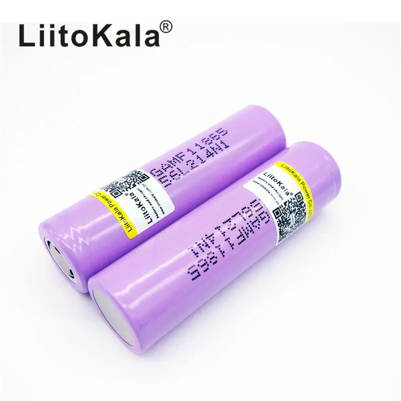 Аккумуляторная батарея liitokala 2 шт. 3 6 В 3350 мА · ч 4 В|rechargeable battery|battery for lgbattery |