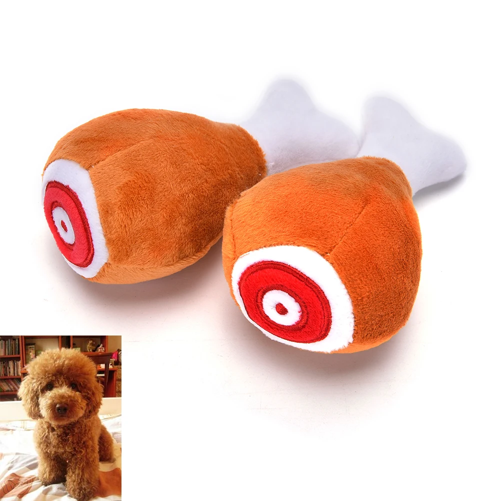 2017 Hot Sale Chicken Plush Filled Cotton Sound Squeaker Dog Toys Better Lovely Pet Toy