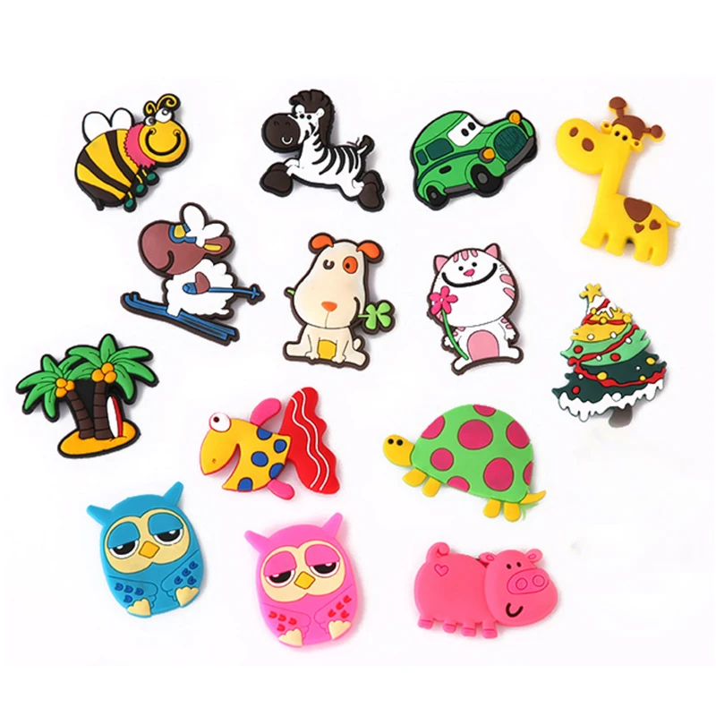1PCS Random Fridge Cartoon Animal Sticker Soft Fridge