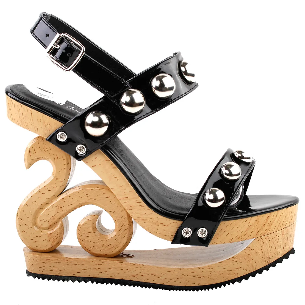 strappy clog sandals