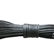 8 мм x 25 м синтетическая лебедка производственная линия/Оборудование для веревочка кабель UHMWPE для 4x4 4wd atv utv кроссовера по бездорожью