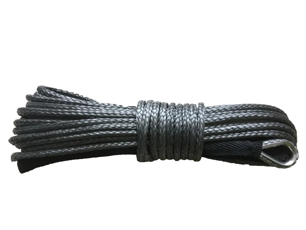 

Free shipping 8mm x 25m synthetic winch line / rope UHMWPE cable for 4x4 4wd atv utv suv offroad