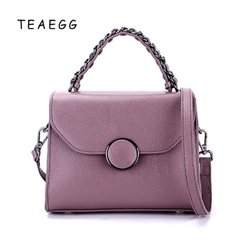 

2019 New Genuine Leather Handbags Shoulder Bag Simple Small Square Bag Shoulder Bag Hot Sale