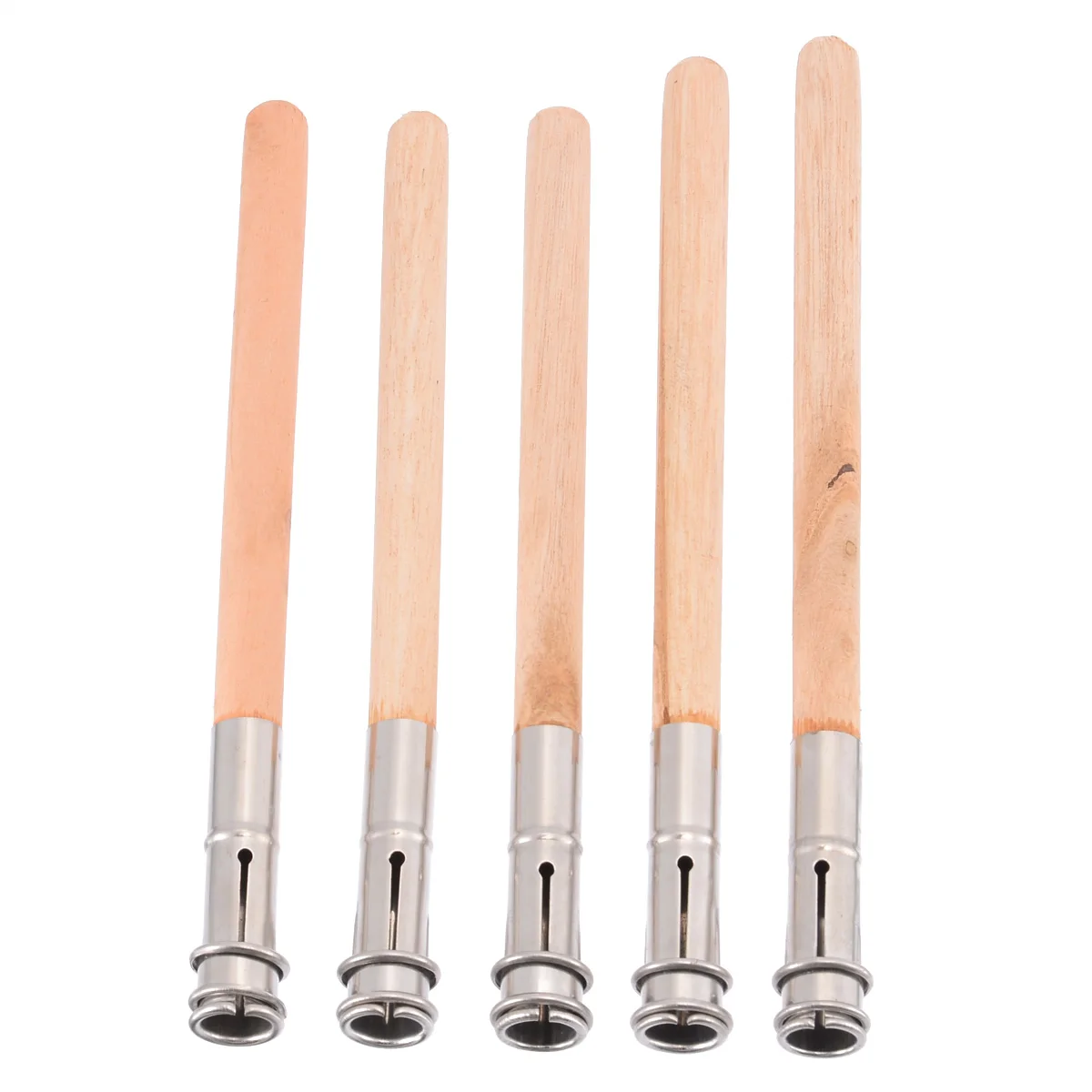 5pcs Wooden Pencil Extender Lengthener Adjustable Pencil Extender Holder Sketch School Office Art Write Supply Tool
