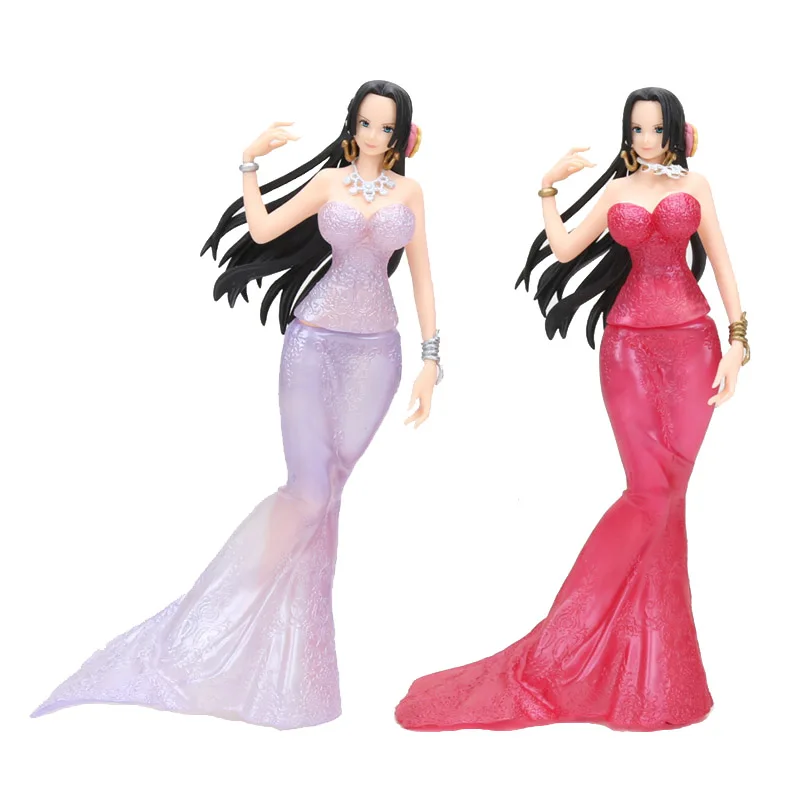 23 см Аниме One Piece Glitter & Glamours фигурка Боа Хэнкок стиль удара 2 цвета ПВХ