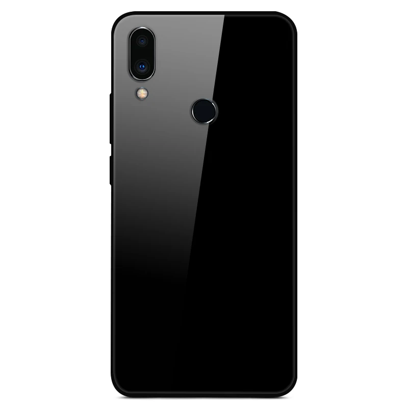 Для Meizu Note 9 чехол Роскошные градиент закаленное Стекло жесткий пластиковый телефон задняя крышка для Meizu M9 примечание 9 Note9 силиконовый бампер
