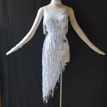 KAKA-L1508, Для женщин Одежда для танцев для девочек бахрома Латинской платье, сальса платье Танго Самба Румба Чача платье, Для женщин платье