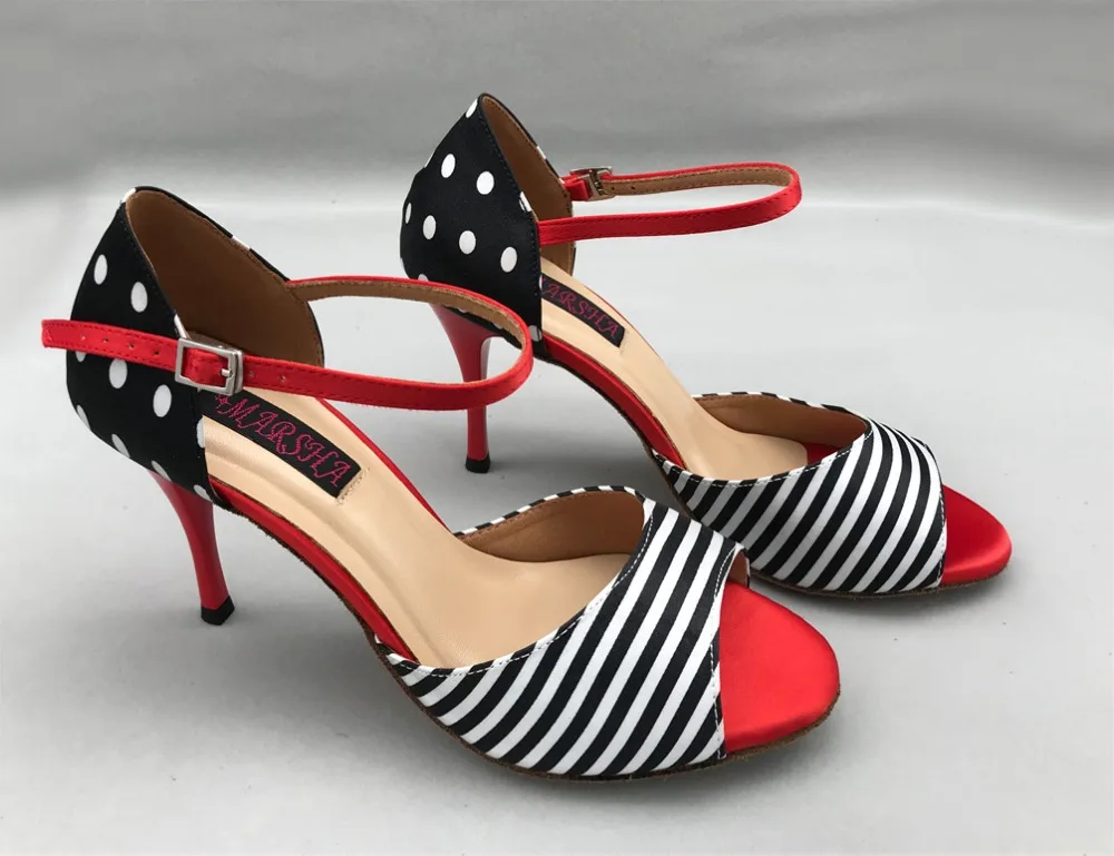 Удобные и модные латинские танцевальные туфли для сальсы туфли для танго свадебные и вечерние туфли для женщин 6205B-DS