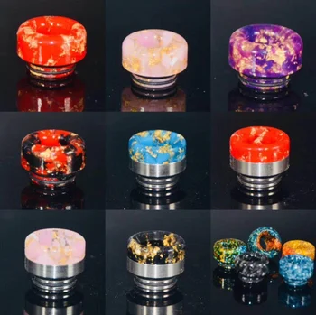 

810/510 Drip Tip resin metal wide driptip Ecigarette wide bore Mouthpieces for Vape Tank Vaporizer Atomizer