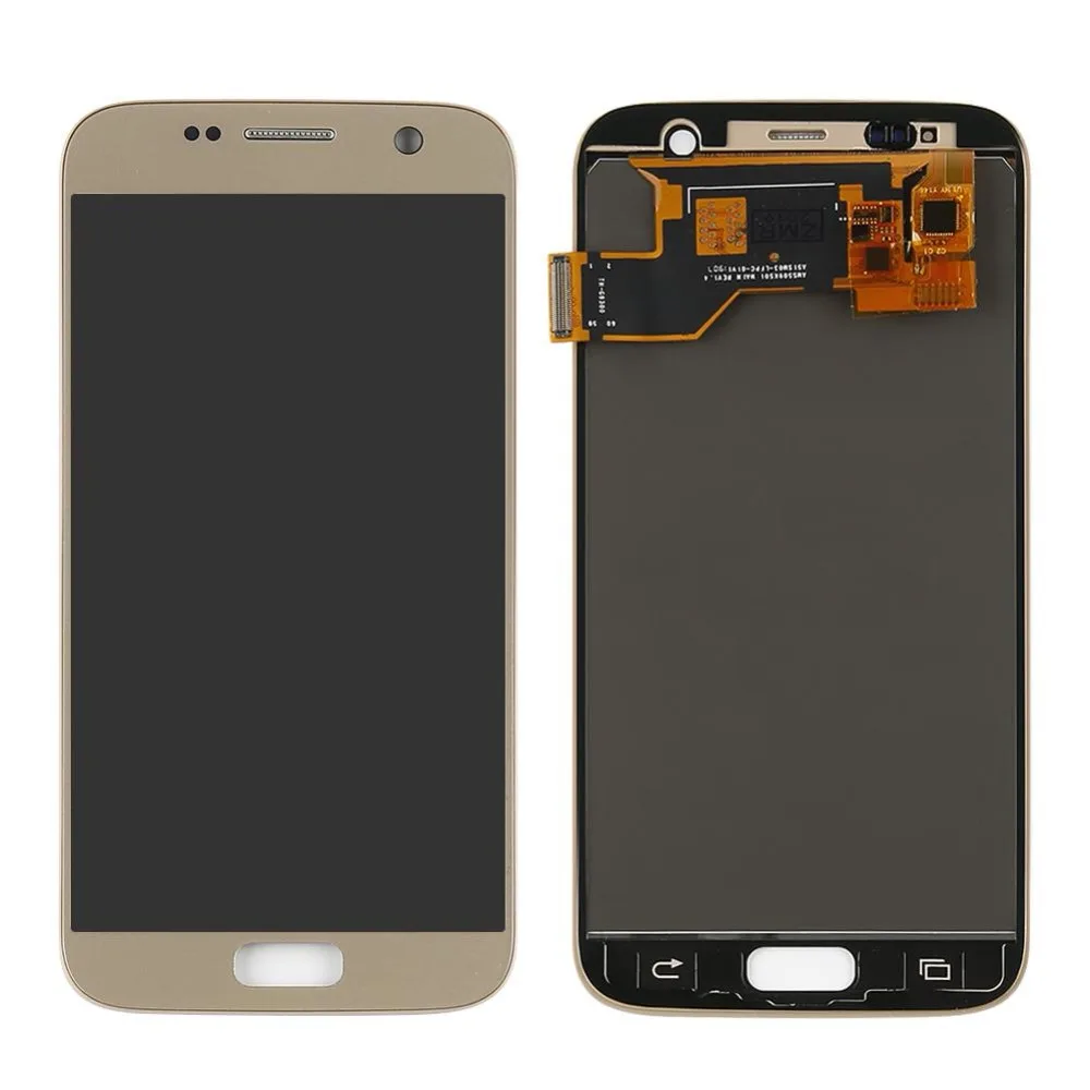G930F LCD For Samsung Galaxy S7 G930F G930A G930V LCD Display Touch Screen Digitizer Replacements For Samsung S7 LCD Screen