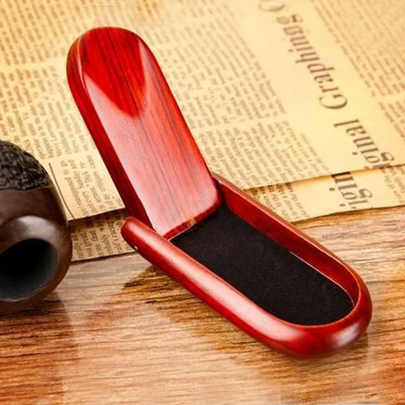

5pcs/lot wood smoking pipe rack holder foldable single tobacco pipe display stand shelf showing shelf show stand base bracket