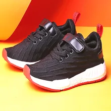 Официальные Детские кроссовки, кроссовки для бега для мальчиков и девочек, ультралегкие трикотажные кроссовки для бега, максимальный размер 37