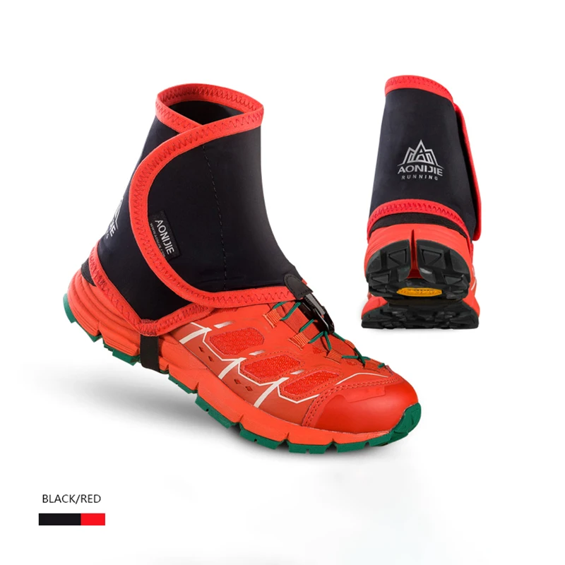 Защитная обувь для бега, гетры, чехлы, предотвращающие сандалии, обертывание для мужчин и женщин, бег, бег, марафон, туризм, Велоспорт на открытом воздухе - Цвет: Красный