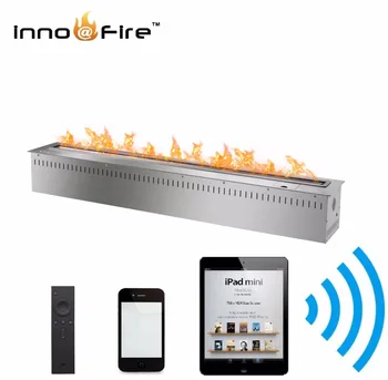 

on sale 48 inch decorative stainless steel bio fuel fireplace