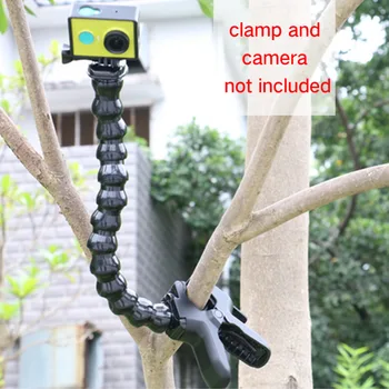 

for GOPRO Accessories Adjustable Jaws Clamp Mount Adjustable Bent Goose Neck for GOPRO Hero 4 3+ 3 2 1 SJ4000 Yi Ca