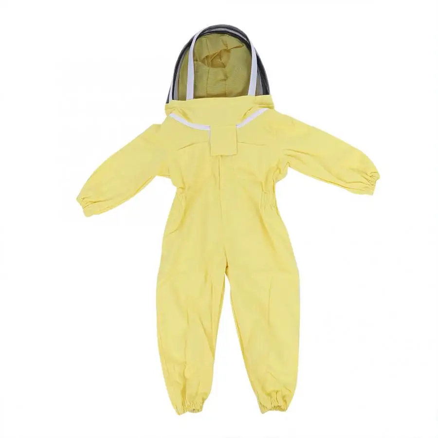 

Beekeeper Costume Kids Child Cotton Beekeeping Protective Suit Jumpsuit with Veil Beekeeper Equipment Clothing Hats