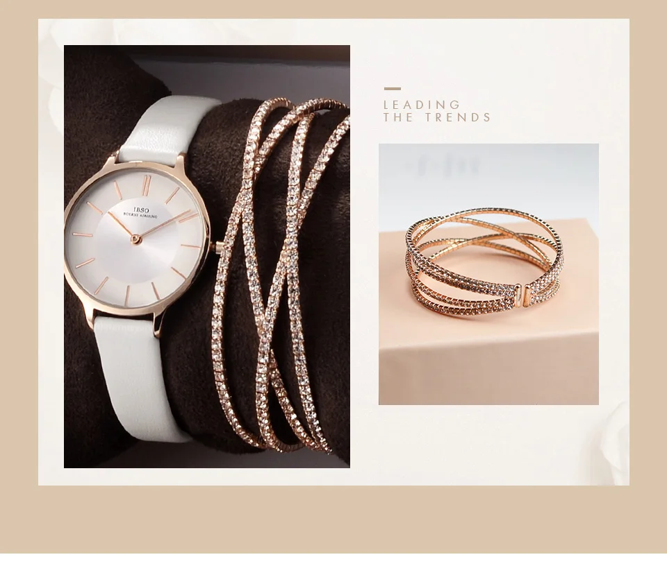feminino relógio pulseira conjunto para o presente dos namorados