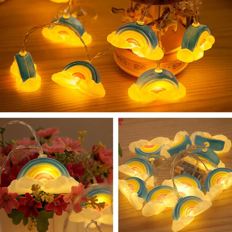 Led WeddingChristmasParty String Fairy Light Christmas LED Led Rainbow String Light Indoor Party Garden Garland lighting (8)