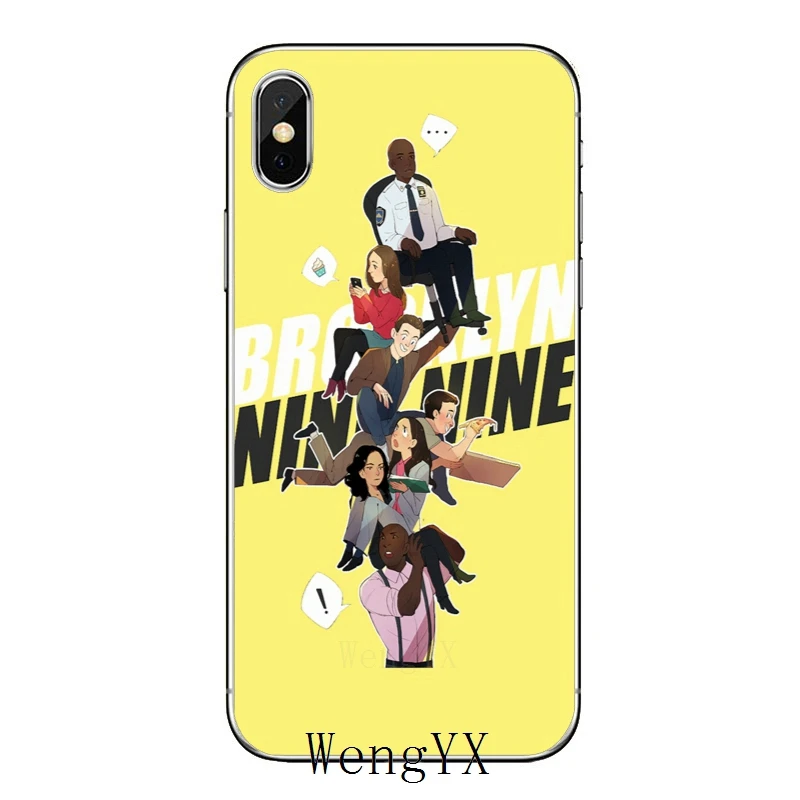 Мягкий тонкий чехол из тпу для Apple iPhone X XR XS Max 8 7 6s 6 plus SE 5c 5 4 бруклин 99 9 |Бамперы| |