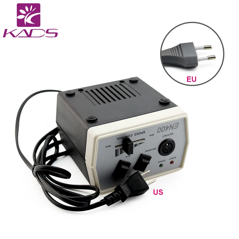 KADS 30000 rpm de uñas negro taladro de Arte de uñas de manicura herramientas pedicura acrílicos Grey eléctrica uñas arte de perforación de la máquina pluma de la conjunto - 4