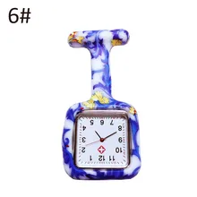 Медсестры силиконовые часы с квадратным циферблатом кварцевые медицинские часы брошь доктор настенные часы LXH