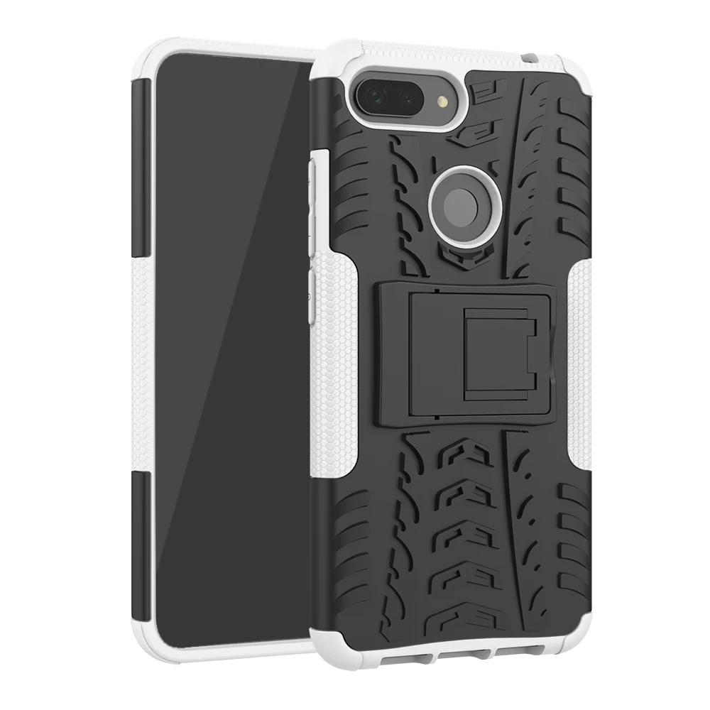 Прочный бронированный чехол для Xiaomi Mi 8 Lite чехол Xiaomi Mi 8 Lite Жесткий ПК+ Мягкий силиконовый ударопрочный чехол Xiaomi Mi 8 Lite задняя крышка
