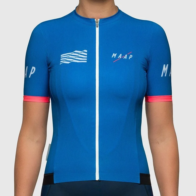 Pro Light Jersey Short Sleeves Cycling Tops Summer Style For Women MTB Ropa Millot Quick Dry Bike Wear female - Цвет: 6