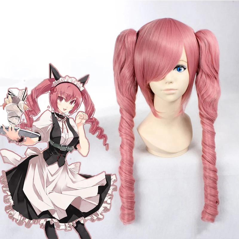Парик для косплея Rumiho Akiha из аниме Steins Gate термостойкий синтетический Хэллоуина