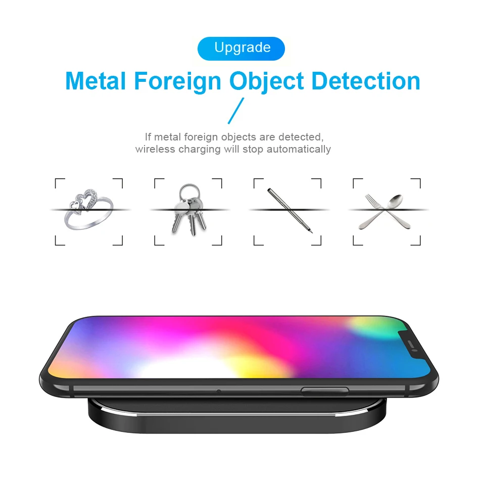 !ACCEZZ 7.5W Portable Qi Wireless Charging For iPhone X 8 XS Max XR Phone Charger 10W For Huawei Samsung Galaxy S9 S8 Plus Note9 (5)