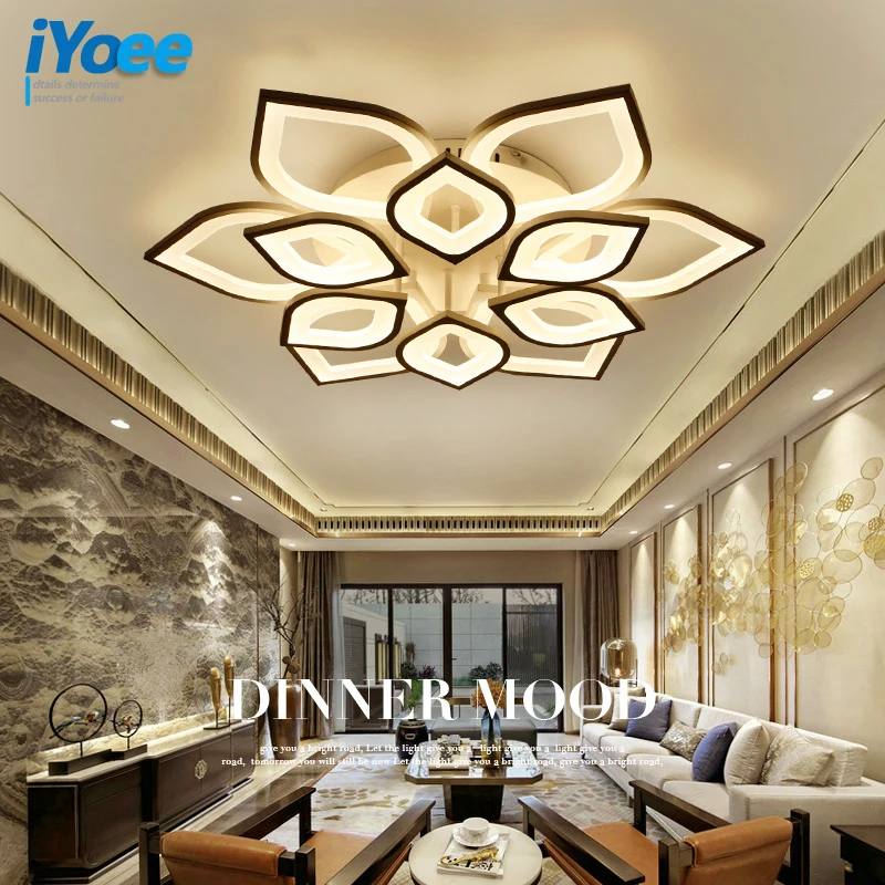 Remote led ceiling lights Modern for bedroom dimmer ceiling lamps