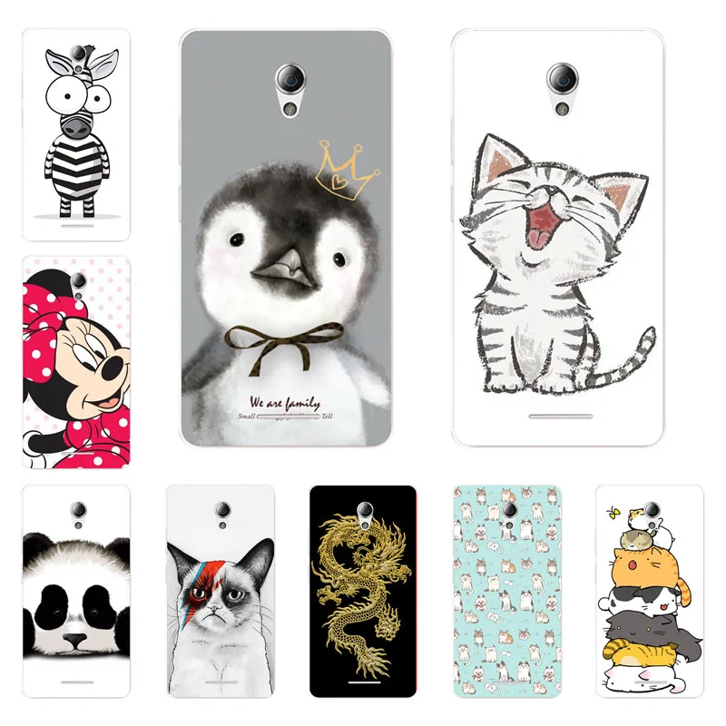

lenovo a5000 case,Silicon Super cat Painting Soft TPU Back Cover for lenovo a 5000 protect Phone shell