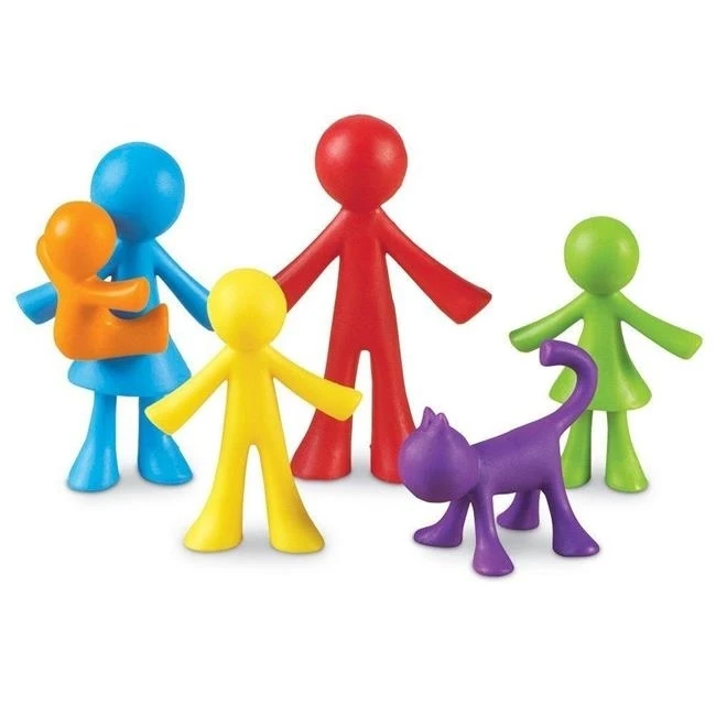 LEARNING RESOURCES LER3372 ALL ABOUT ME FAMILY COUNTERS 72 SET