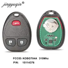 Clé télécommande 2 + panique 3 boutons, 315Mhz, KOBGT04A, pour Chevrolet HHR, upplander, 1c, Montana, SV6, relais Saturn, Buick, terra, 2005, 2006