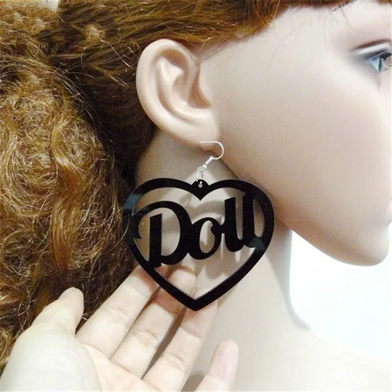 Cute-Night-Club-Hot-Pink-Love-Big-Heart-Long-Hanging-Earrings-for-Women-Punk-Shiny-Acrylic