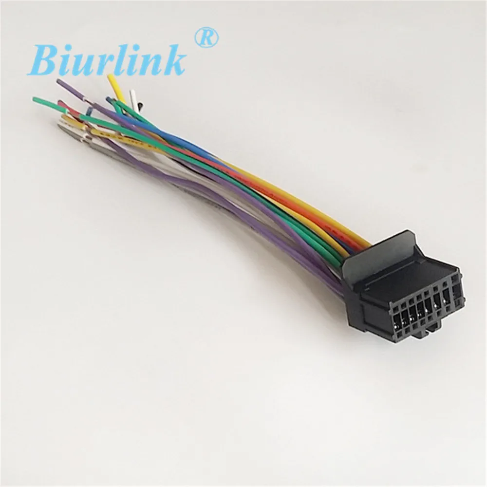 Biurlink 2 шт. автомобильный радиоприемник ISO проводной радиоадаптер для Pioneer 1500 2200