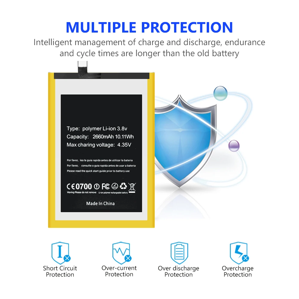 3 8 V 2660mAh батарея бесплатные инструменты Розничная посылка Для DOOGEE F5 Мобильный