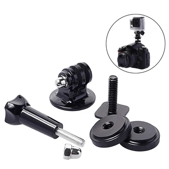

Gosear Universal 5pcs/Set Hot Shoe Mount Adapter Holder Tripod for Attaching Phone GoPro Go Pro Hero 4 5 DSLR Camera Accessories