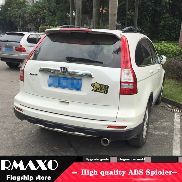 

For HONDA CRV Spoiler with light 2007-2011 CRV High Quality ABS Material Car Rear Wing Primer Color Rear Spoiler