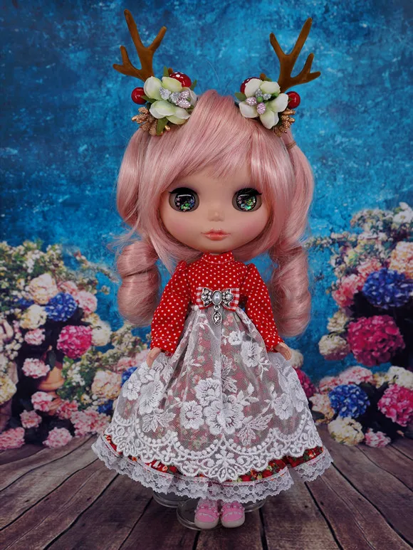 1/6 платье куклы Blyth; р-р: 1/6 Одежда для кукол(подходит для BJD, озон, kurhn, ММК, pullip, лат, licca